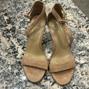 Worn inside only - Subyle sparkle nude heels